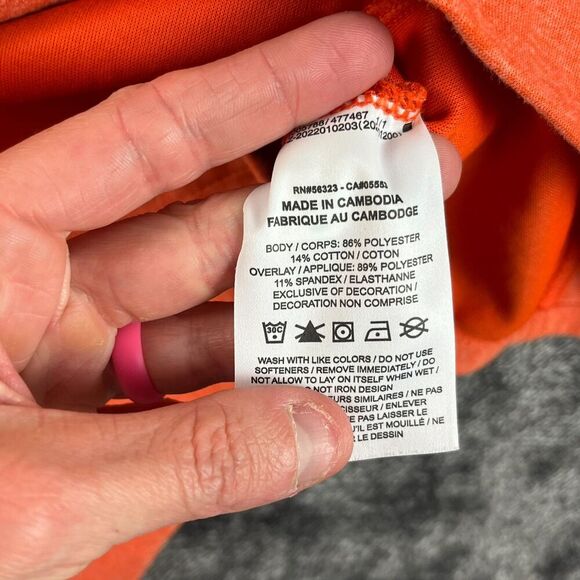 Nike Dri-Fit On Field 1/4 Zip Clemson Tigers Long Sleeve Pullover Men's XL - Picture 4 of 10